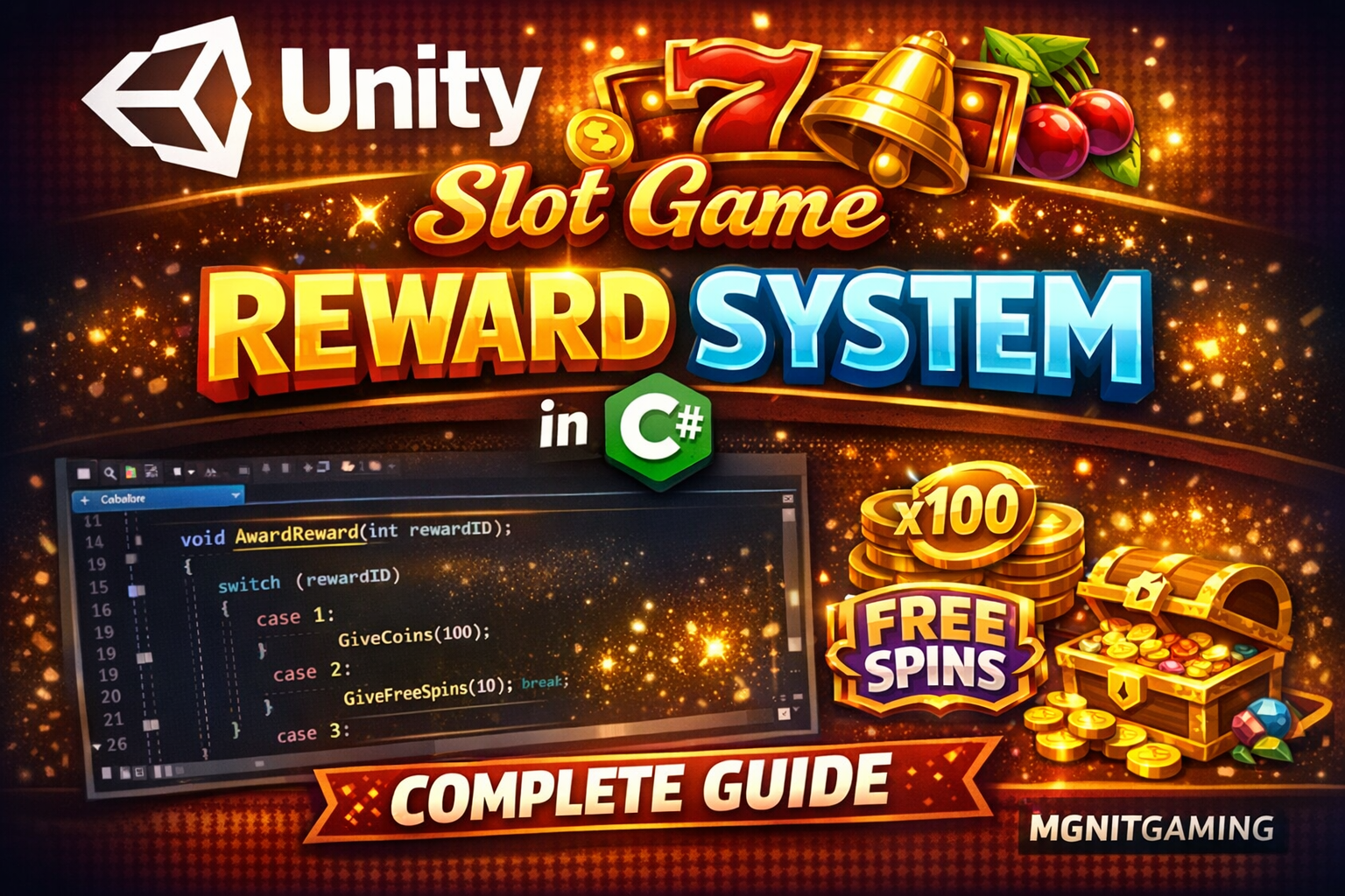 Unity Slot Game Reward System in C# | Complete Guide